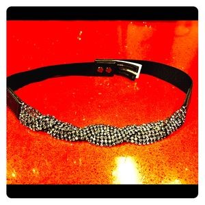 BCBGMaxAzria Accessories - BCBG MAXAZRIA Rhinestones Elastic Stretch Belt BCBGMaxAzria Accessories - BCBG MAXAZRIA Rhinestones Elastic Stretch Belt